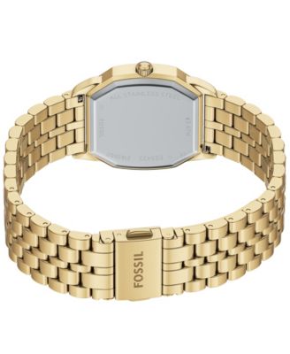 Women's Harlow Three-Hand Gold-Tone Stainless Steel Watch, 27mm