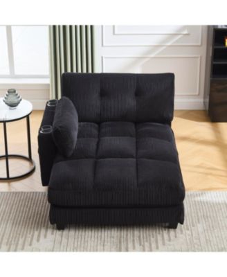 Sleeper Sofa Couch Bed Oversized Chaise Lounge Chair Cozy Cloud Couch