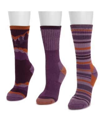 Women's Hiking Heat Retainer Crew Sock 3 Pack