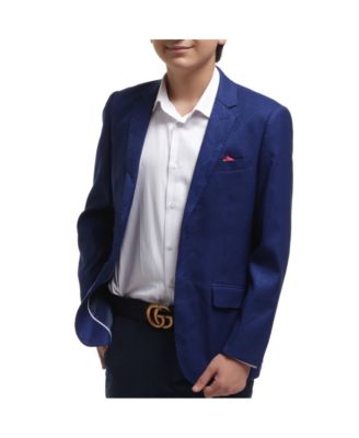 Toddler Blue Slim Fit Digital Rain Jacket