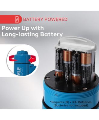 Waterproof Megaphone - Water Resistant PA Bullhorn Speaker with Siren and Built-in LED Light