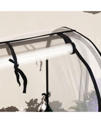 Metal Raised Garden Bed with Legs, Cover, and Storage Shelf,