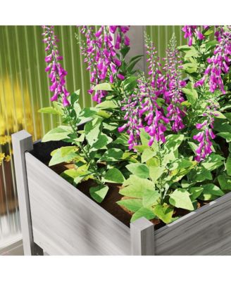 Extra Large Wooden Planter Box with Legs & Drain Holes