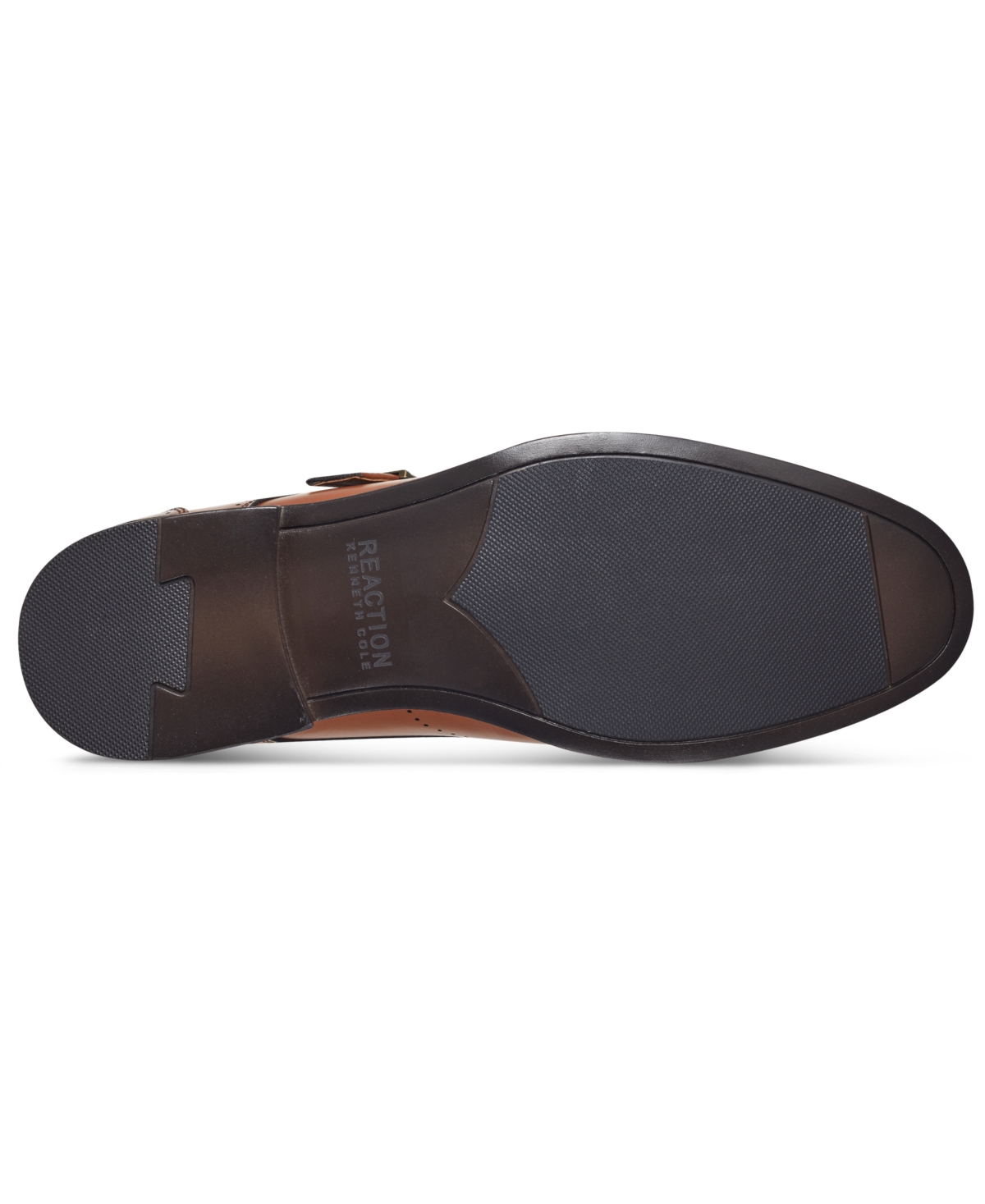 Kenneth Cole Reaction Cheer One Buckle Monk Shoe In Brown