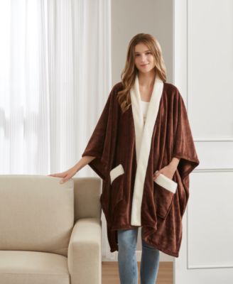 Cozy Plush Printed Wrap, 50" x 70", Exclusively at Macy’s