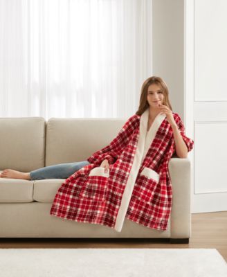 Cozy Plush Printed Wrap, 50" x 70", Exclusively at Macy’s