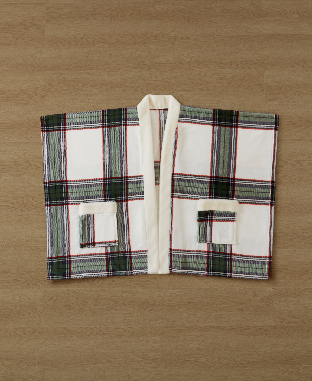 Premier Comfort Cozy Plush Printed Wrap, 50" X 70", Exclusively At Macy's In Green