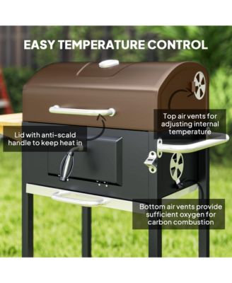 Charcoal BBQ Grill, Outdoor Portable Grill,