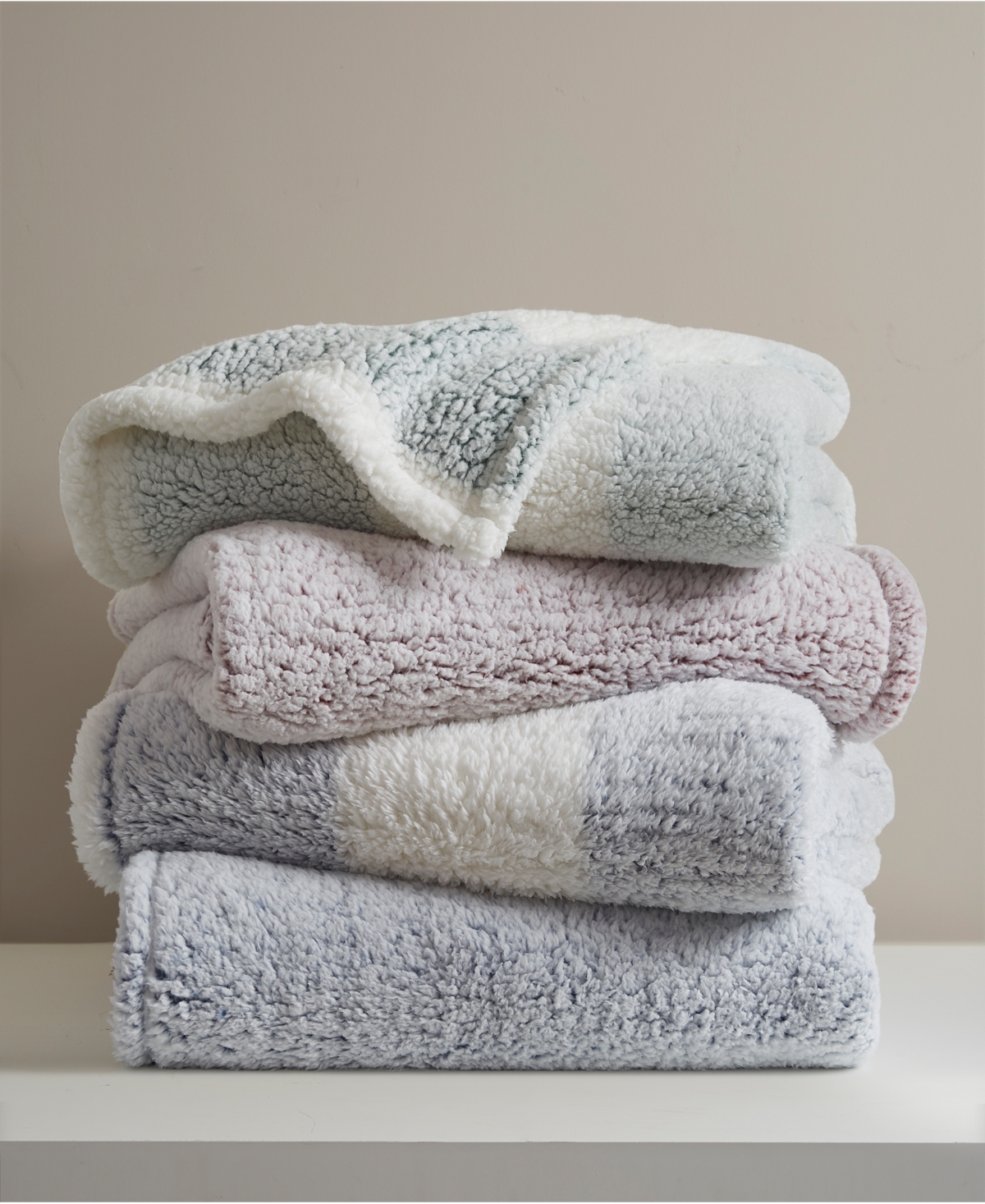 Premier Comfort Cozy Sherpa Throw Blanket, 50" X 60" In Green
