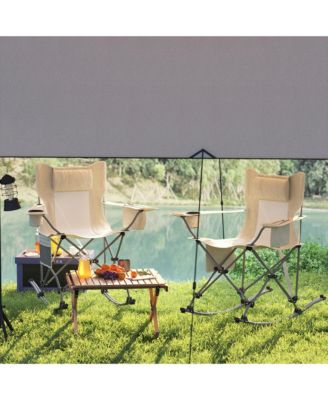 Camp Chairs for Adults, 2 Pack Outdoor Folding Chairs,