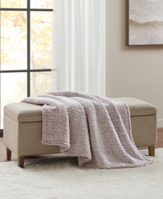 Cozy Sherpa Throw Blanket, 50" x 60"