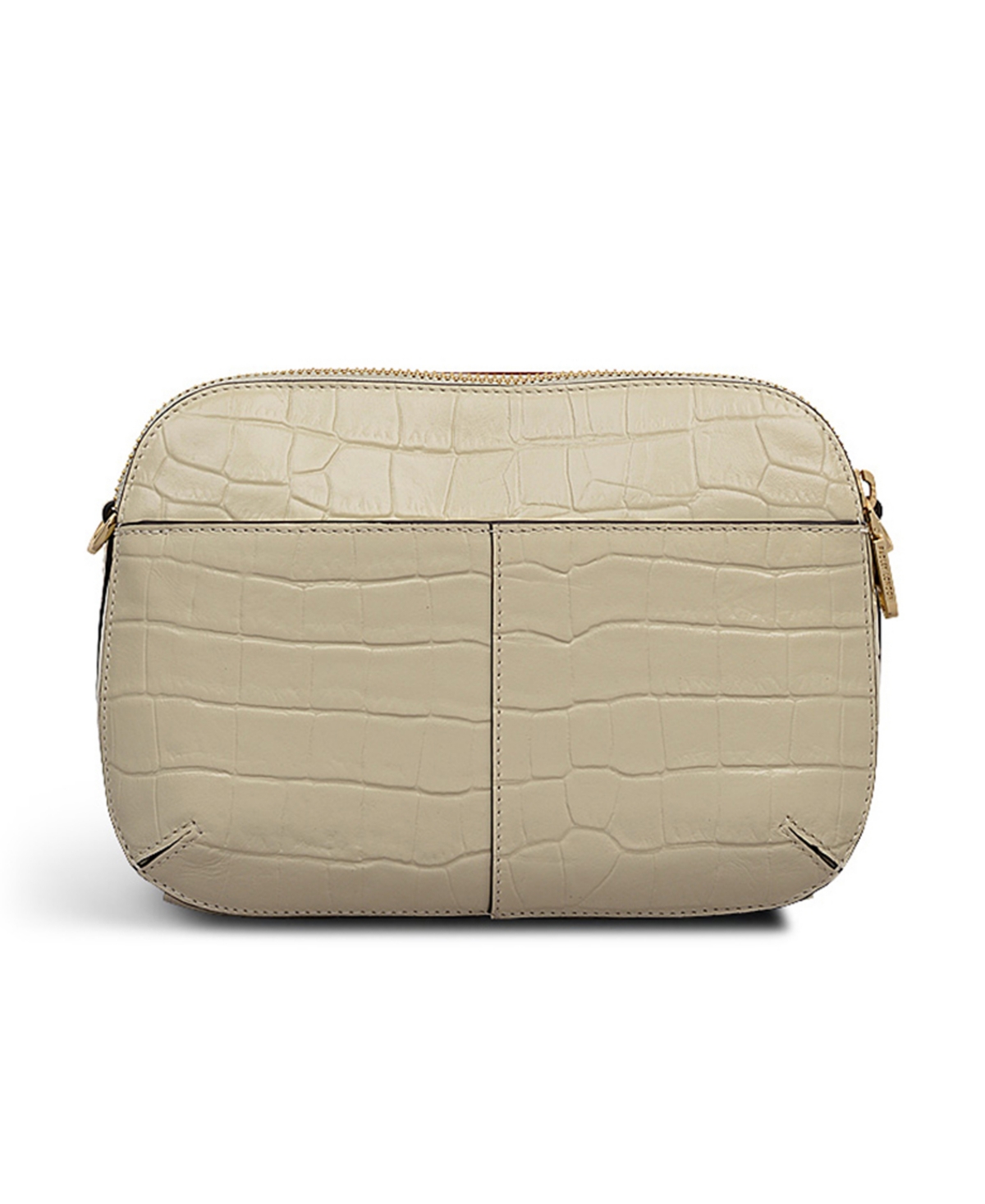 Radley London Dukes Place Faux Croc Small Zip Top Crossbody Bag In White