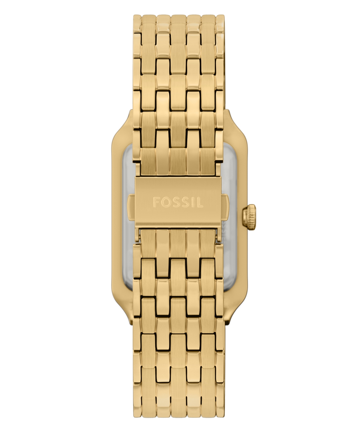 Fossil Women's Raquel Three-hand Date Gold-tone Stainless Steel Watch, 26mm In Gold