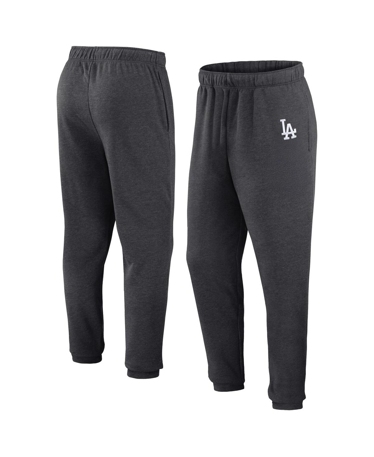 Men'sÂ Heather Charcoal Los Angeles Dodgers Fleece Jogger Pants - Heather Charcoal