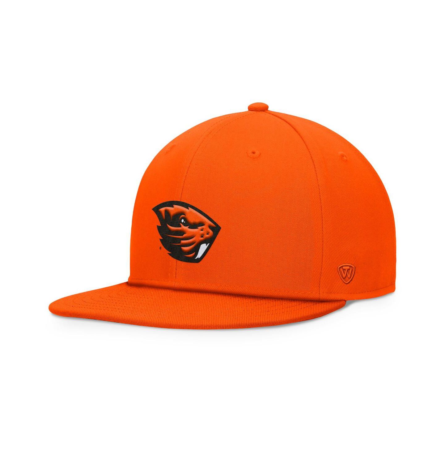 Мужская кепка Top of the World Orange Oregon State Beavers Fundamental Snapback Hat — фото 1