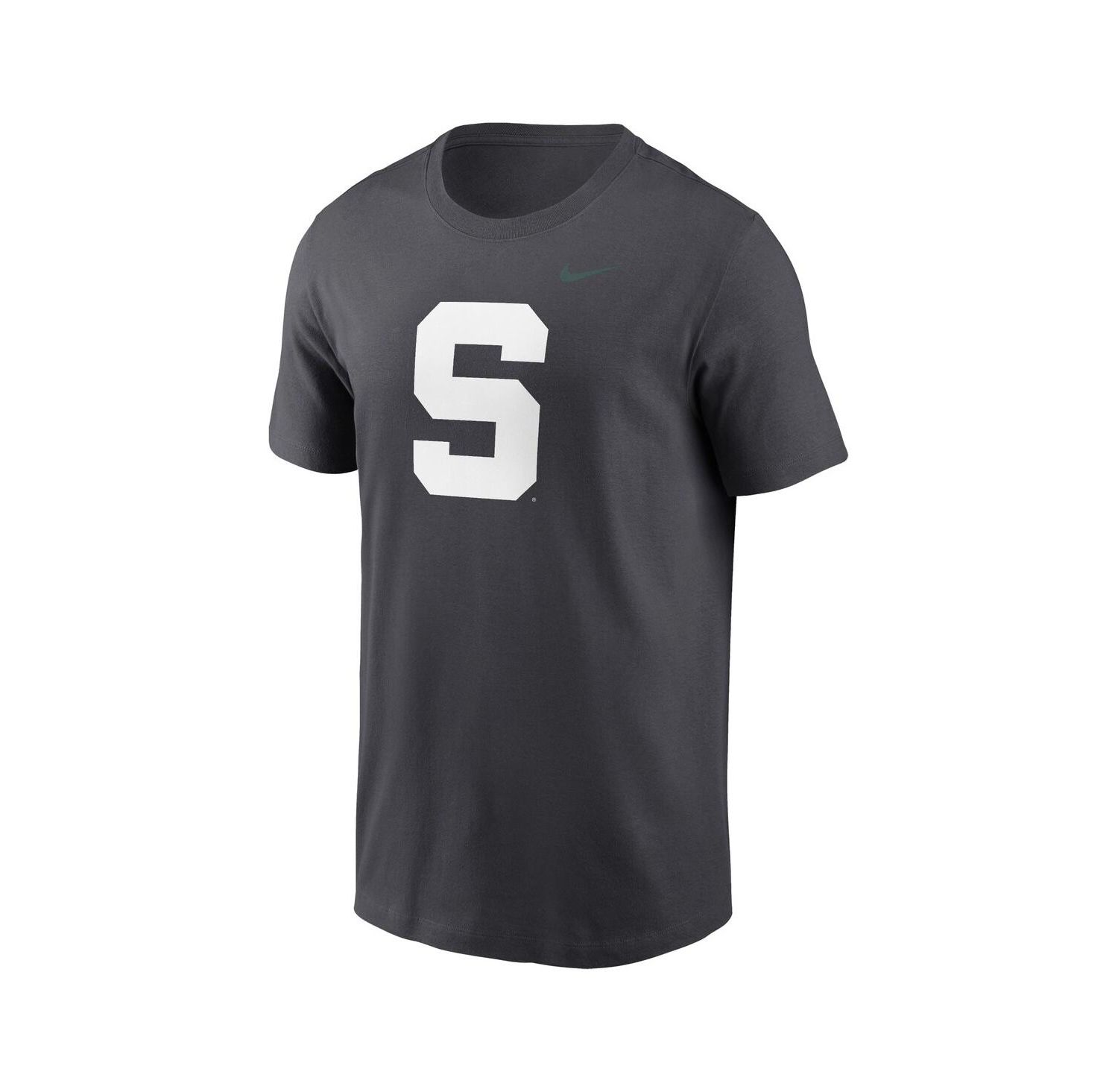 Men's Anthracite Michigan State Spartans Primetime Alternate Logo T-Shirt