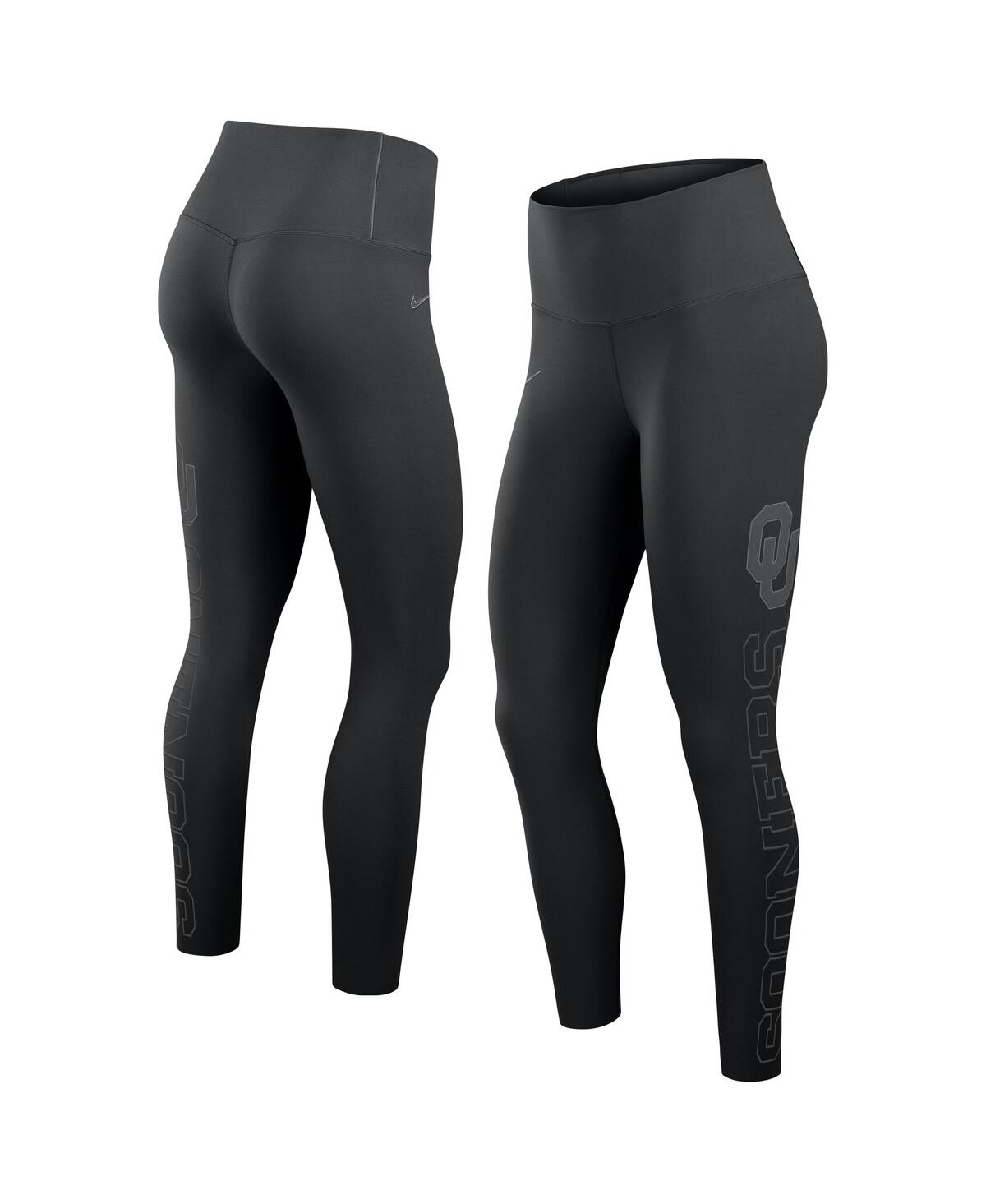 Women's Black Oklahoma Sooners Zenvy Performance Leggings - Black