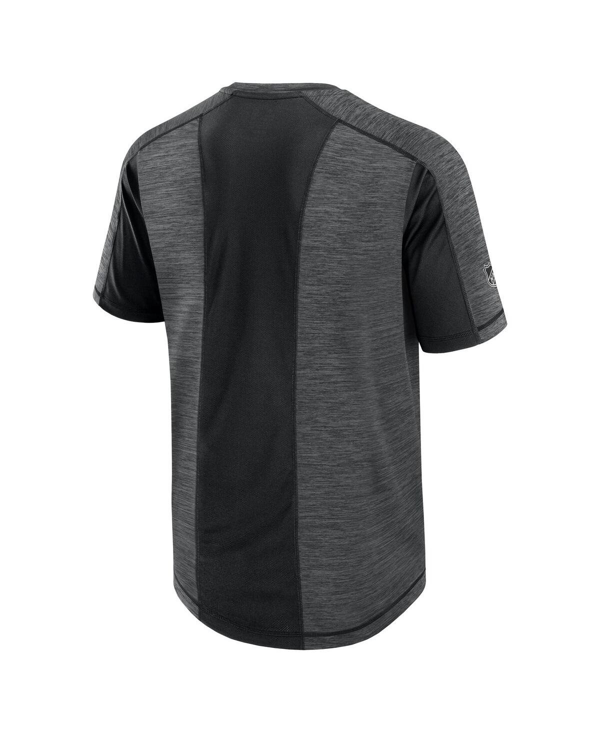 Fanatics Men's Black Detroit Red Wings Authentic Pro Rink Tech T-shirt In Black