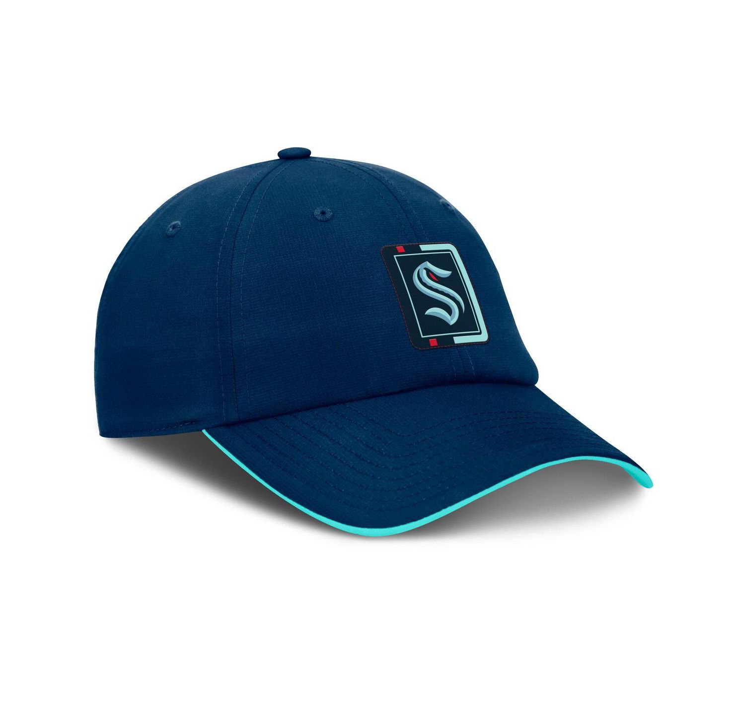Men's Navy/Light Blue Seattle Kraken Authentic Pro Ripstop Adjustable Hat
