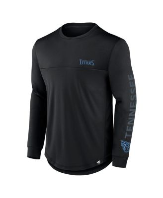 Men's Black Tennessee Titans Blackout Long Sleeve T-Shirt