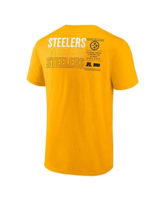 Men's Gold Pittsburgh Steelers Repeat Stats T-Shirt
