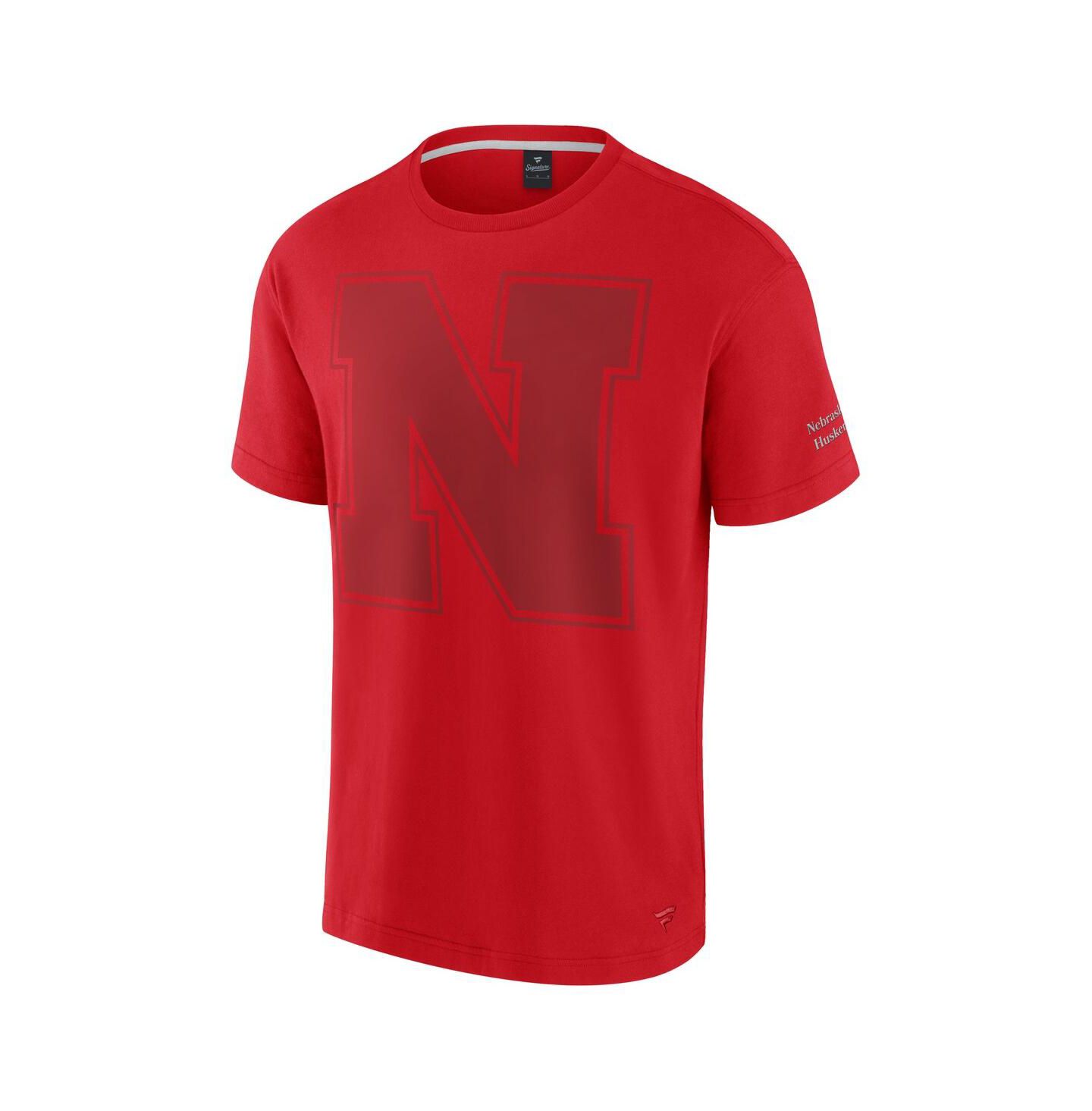 Мужская футболка Fanatics Scarlet Nebraska Huskers Iconic — фото 2