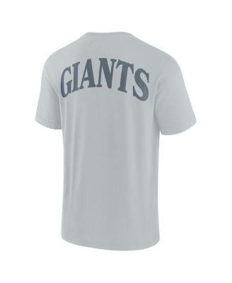 Men's and Women's Gray New York Giants Elements Iconic T-Shirt