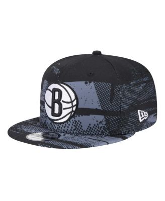Men's Black Brooklyn Nets Tip-Off 9FIFTY Snapback Hat
