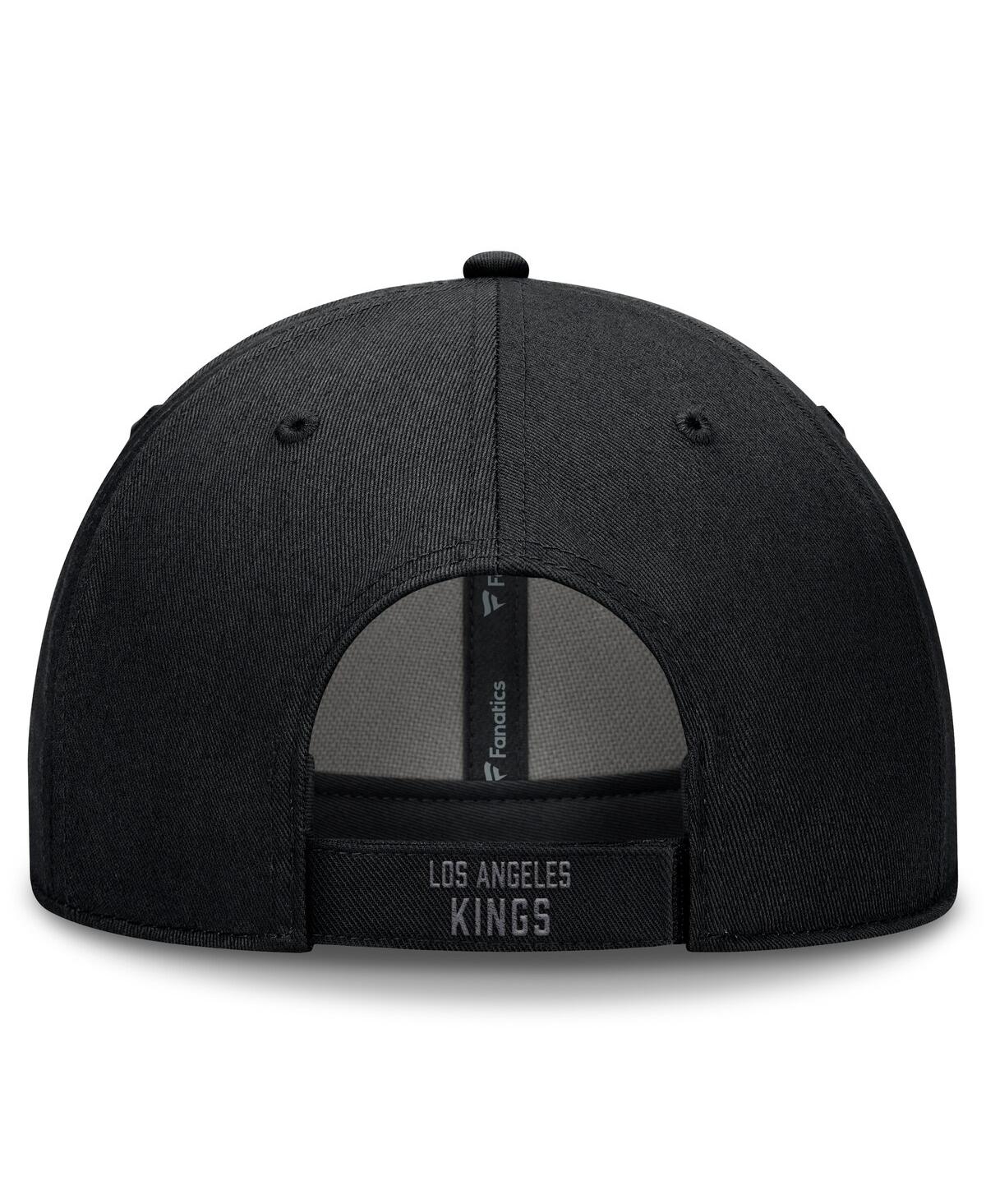 Fanatics Men's Black Los Angeles Kings Core Adjustable Hat In Black