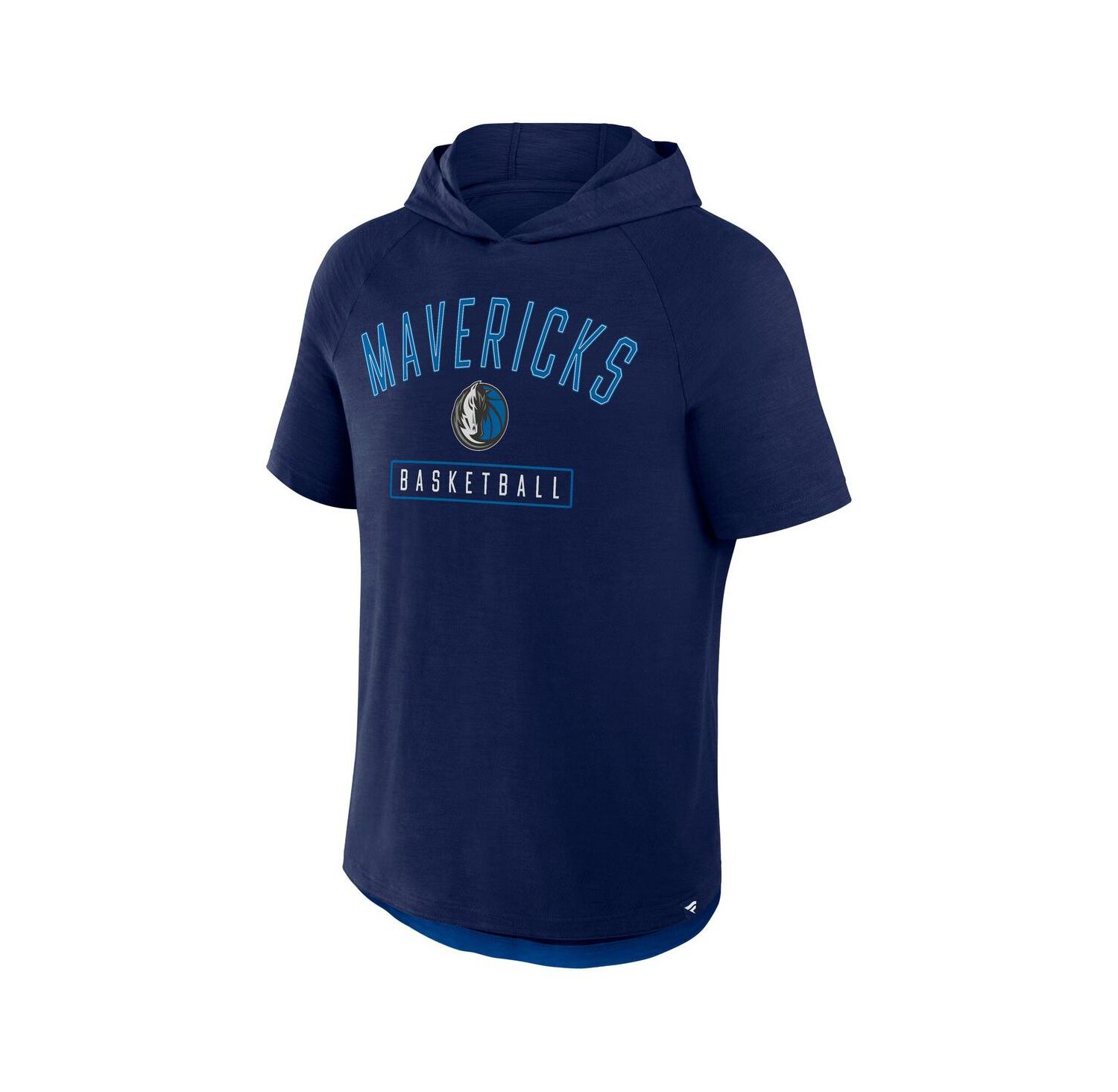 Men's Navy Dallas Mavericks Pass Legend Raglan Hoodie T-Shirt