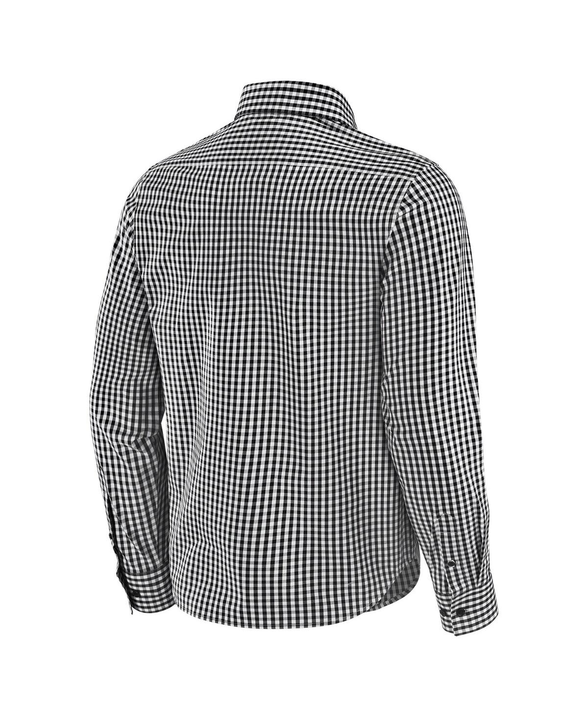 J. Palmer Men's Black Chicago Bears Dual Threat Long Sleeve Button-up Shirt In Black