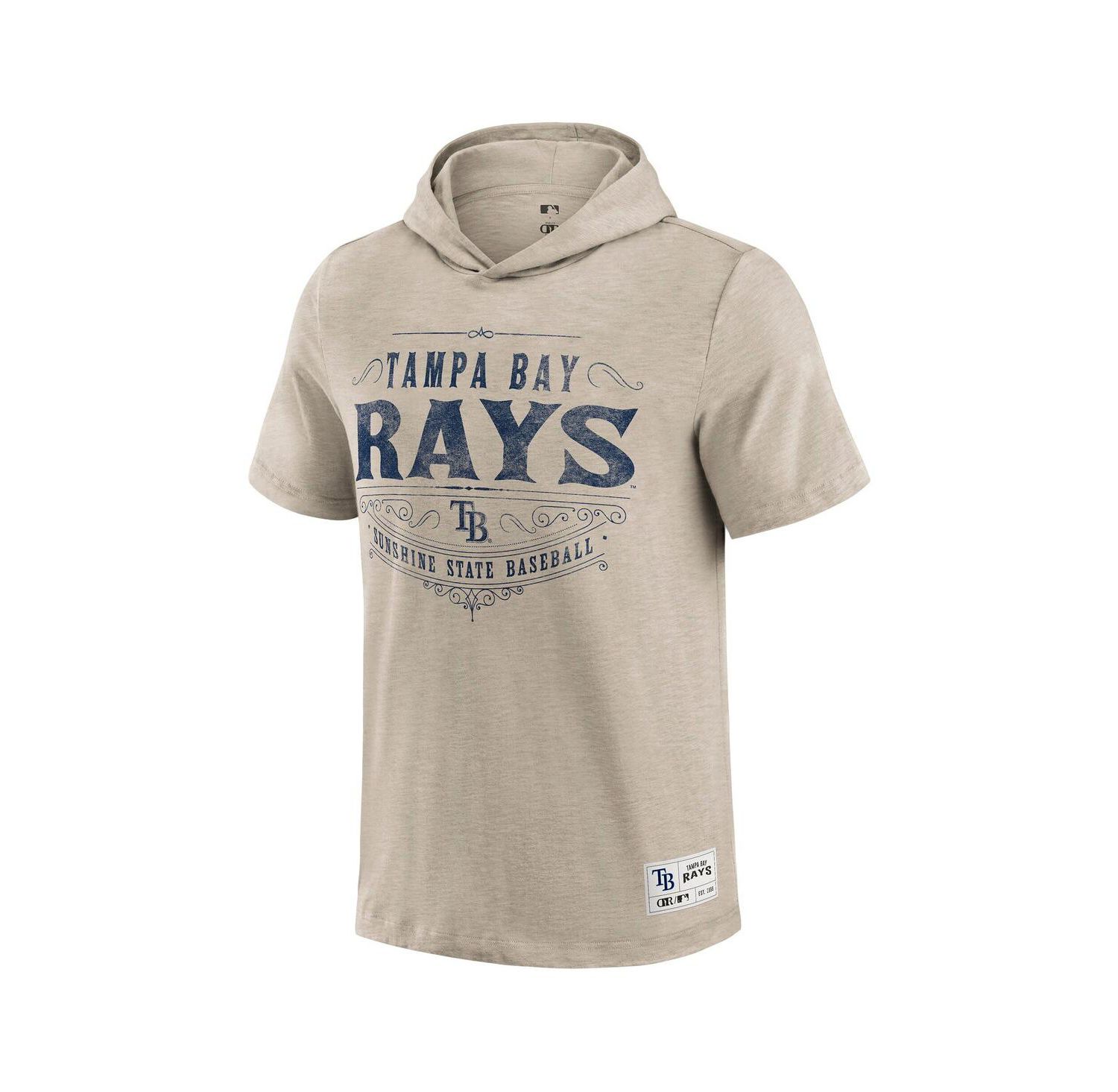 Men's Tan Tampa Bay Rays Hooded T-Shirt