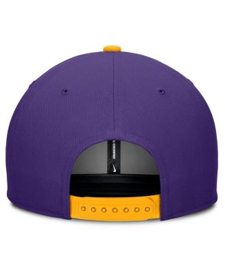 Men's Purple/Cream LSU Tigers Pro Legacy Script Snapback Hat
