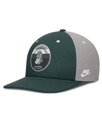Nike - Men's Green/Gray Michigan State Spartans Prep Pro Performance Snapback Hat