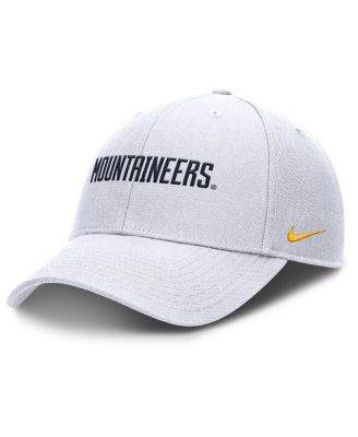 Nike - Men's White West Virginia Mountaineers 2025 On-Field Rise Performance Adjustable Hat