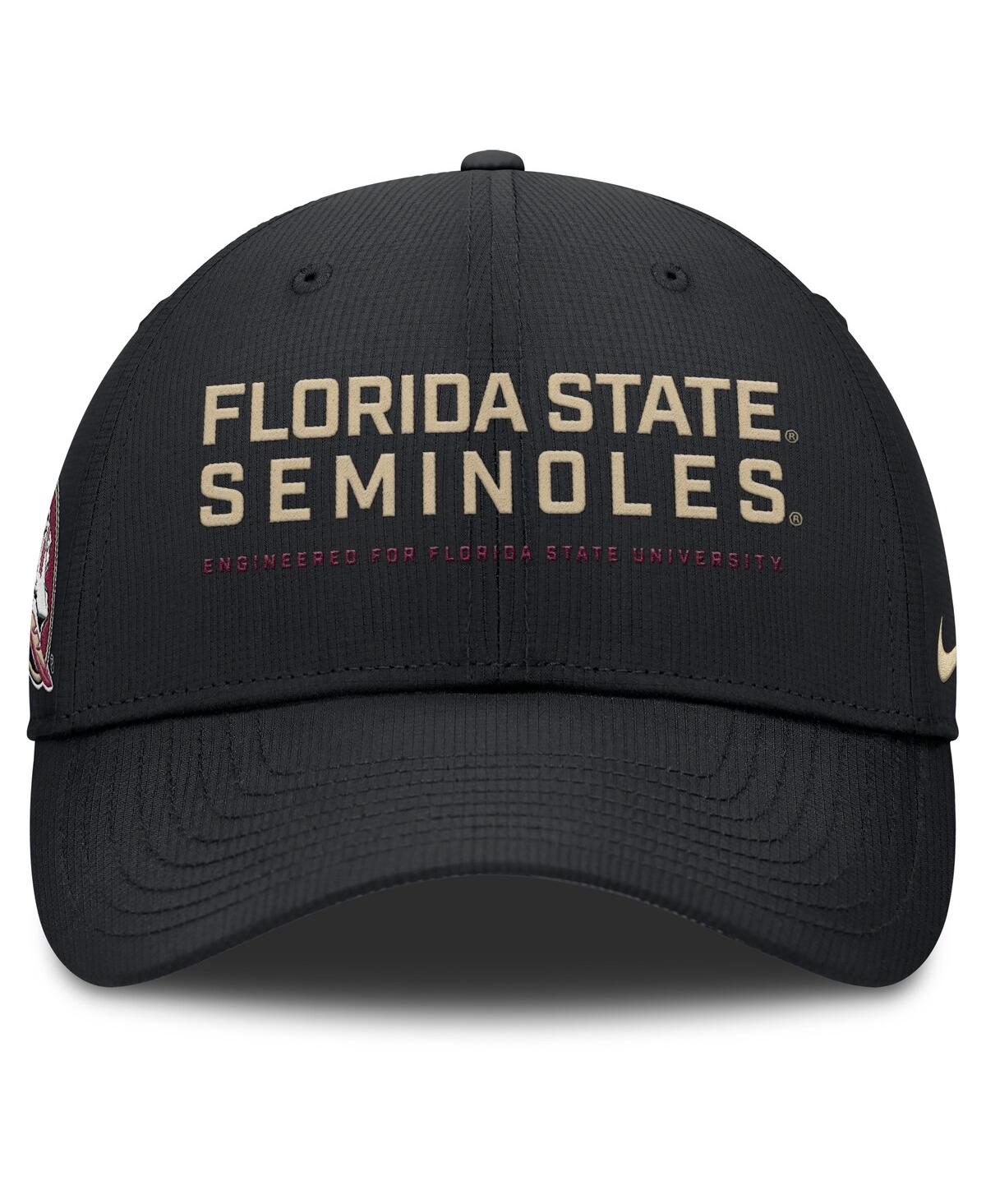 Nike Florida State On-field Club Gameday  Men's Dri-fit College Adjustable Hat In Black