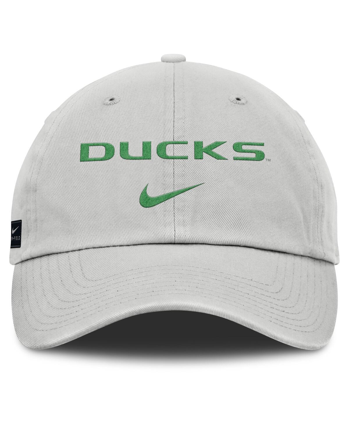 Nike Men's Gray Oregon Ducks 2025 On-Field Gameday Club Adjustable Hat