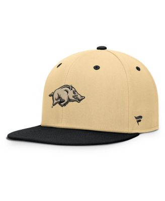 Fanatics - Men's Gold/Black Arkansas Razorbacks Balance Fitted Hat