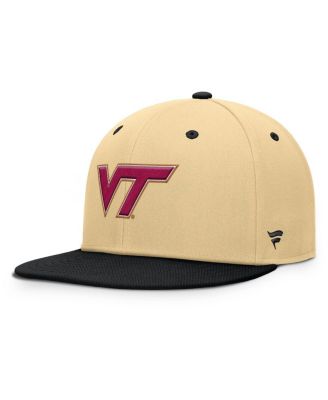 Fanatics - Men's Gold/Black Virginia Tech Hokies Balance Fitted Hat