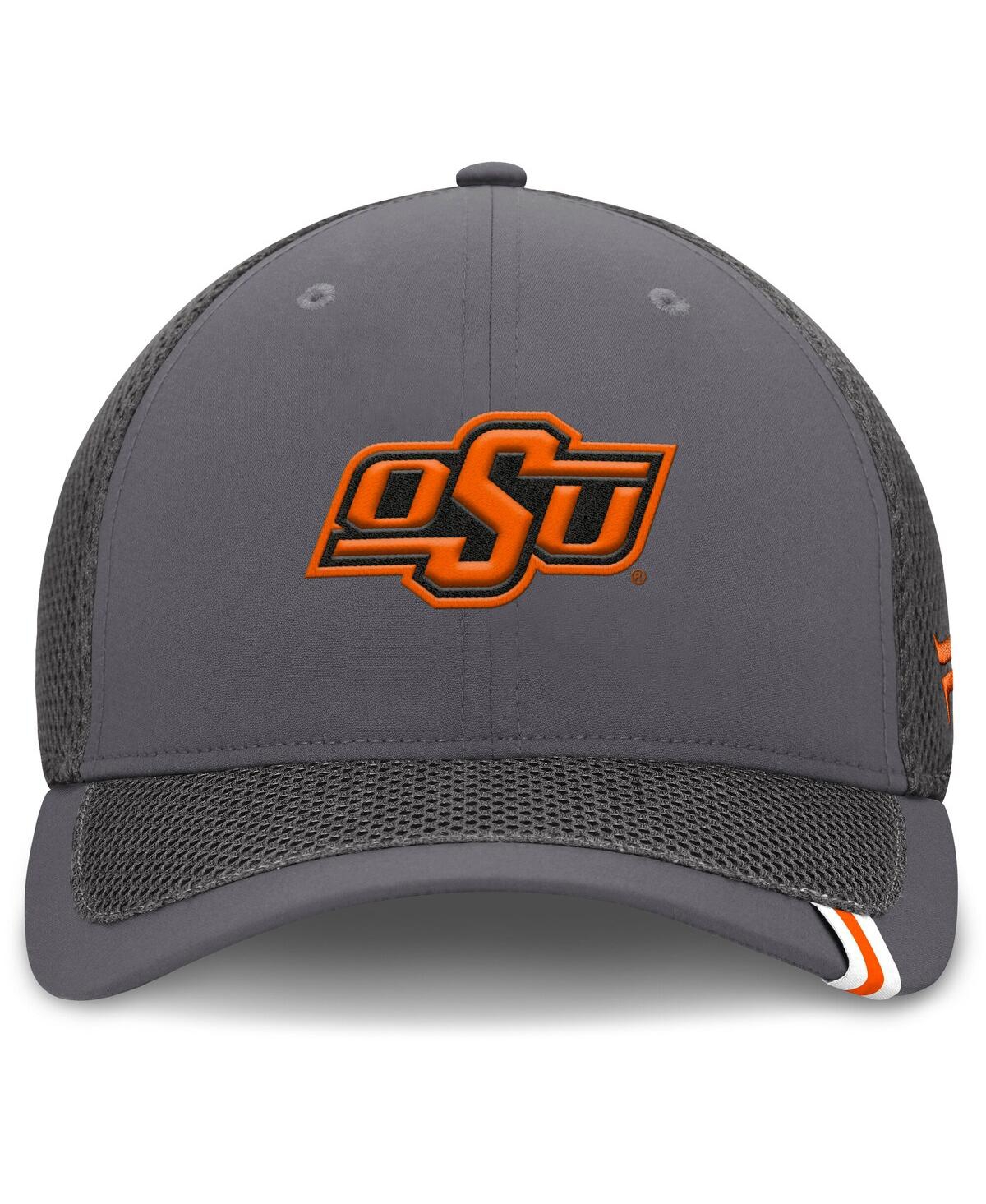 Fanatics Men's Gray Oklahoma State Cowboys Clincher Flex Hat In Gray