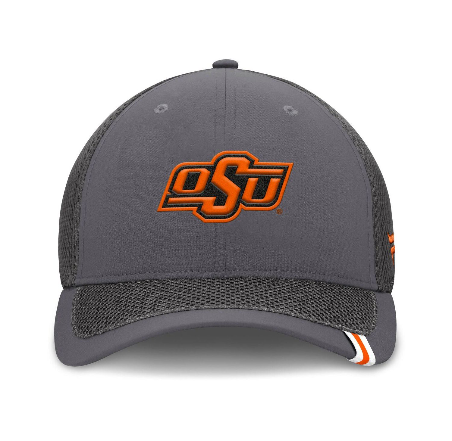 Men's Gray Oklahoma State Cowboys Clincher Flex Hat