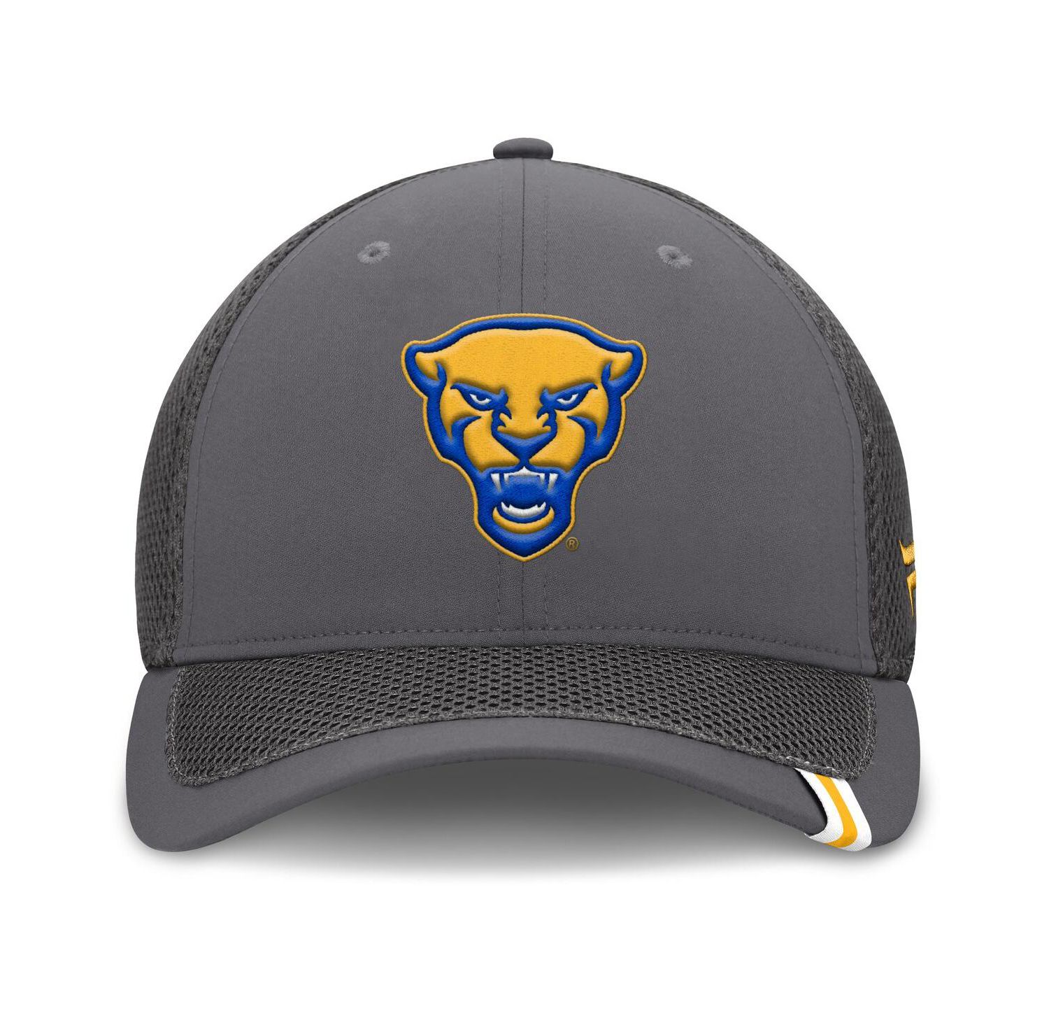 Men's Gray Pitt Panthers Clincher Flex Hat