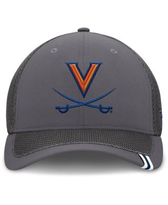 Men's Gray Virginia Cavaliers Clincher Flex Hat