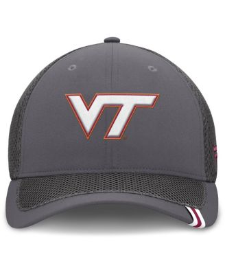 Men's Gray Virginia Tech Hokies Clincher Flex Hat