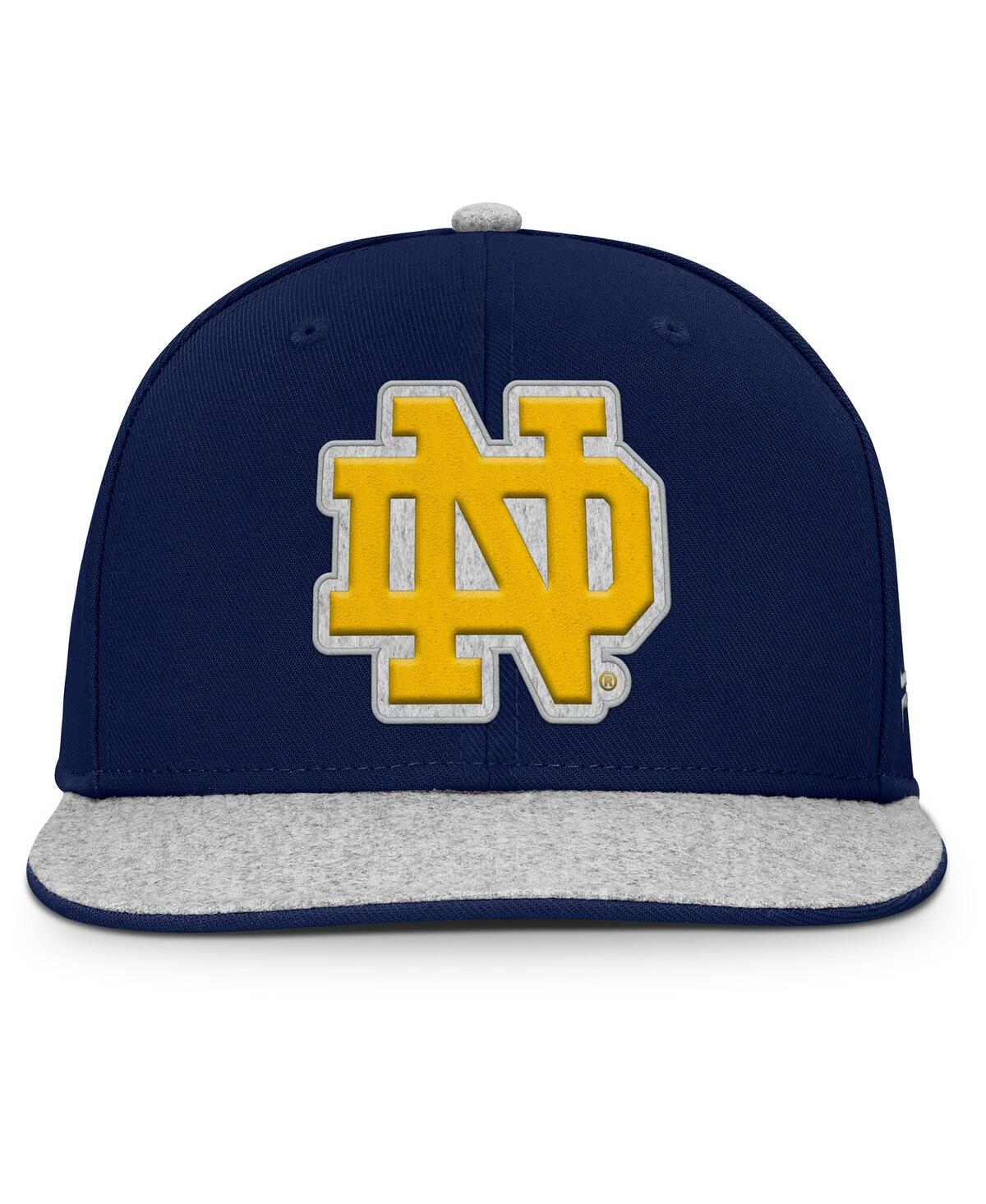 Fanatics Men's Navy Notre Dame Fighting Irish Loden Snapback Hat In Blue