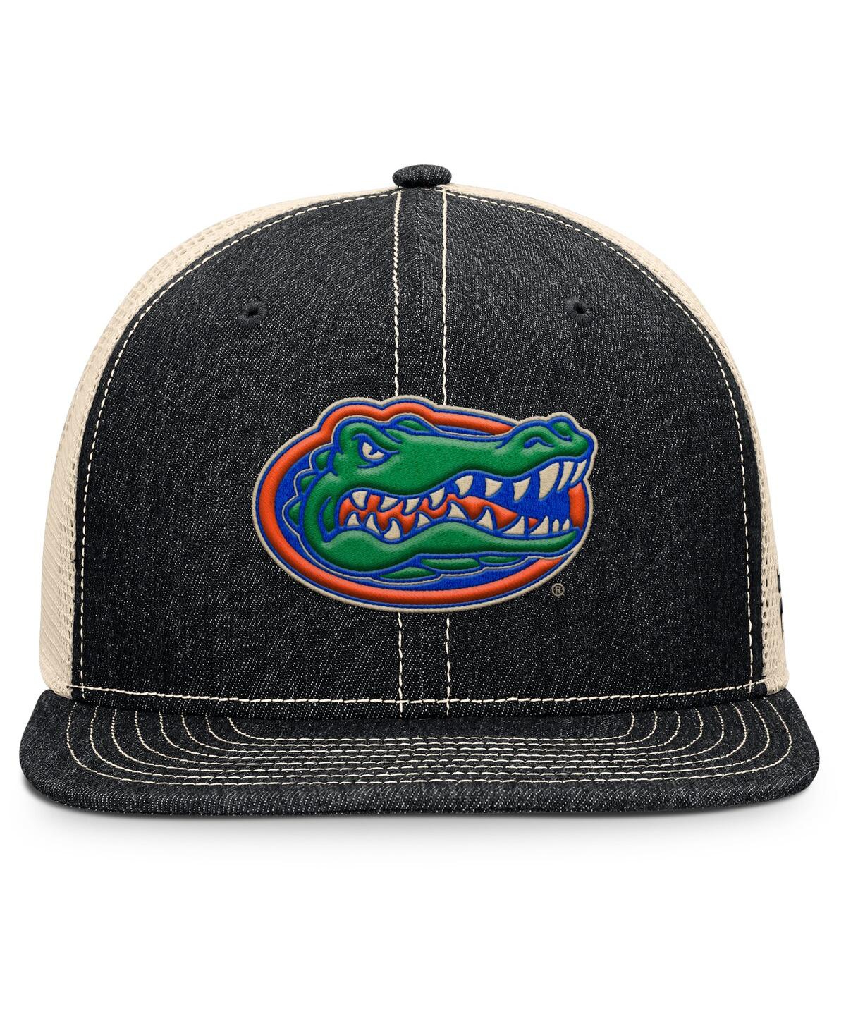 Fanatics Men's Black/natural Florida Gators Legend Trucker Snapback Hat In Multi