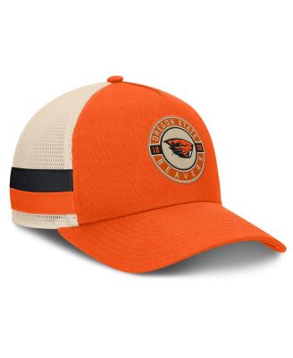 Men's Orange/Cream Oregon State Beavers Prestige Trucker Adjustable Hat