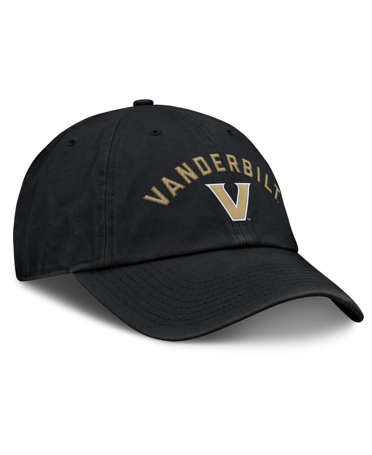 Fanatics Men's Black Vanderbilt Commodores Myth Adjustable Hat In Black