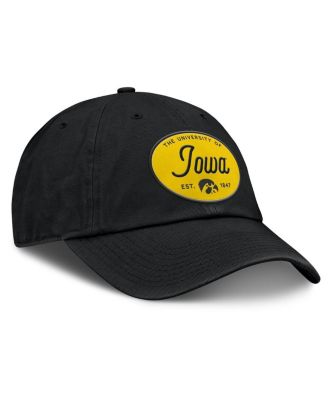 Women's Black Iowa Hawkeyes Candid Adjustable Hat
