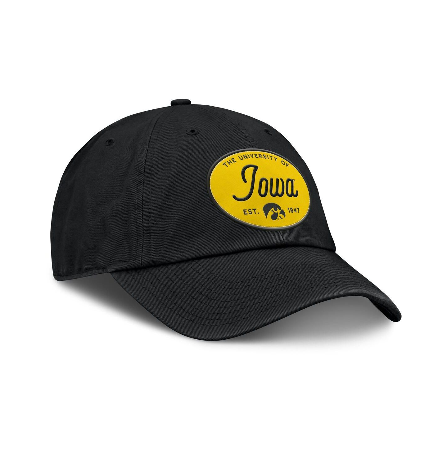 Женская кепка Fanatics Black Iowa Hawkeyes Candid Adjustable Hat — фото 3